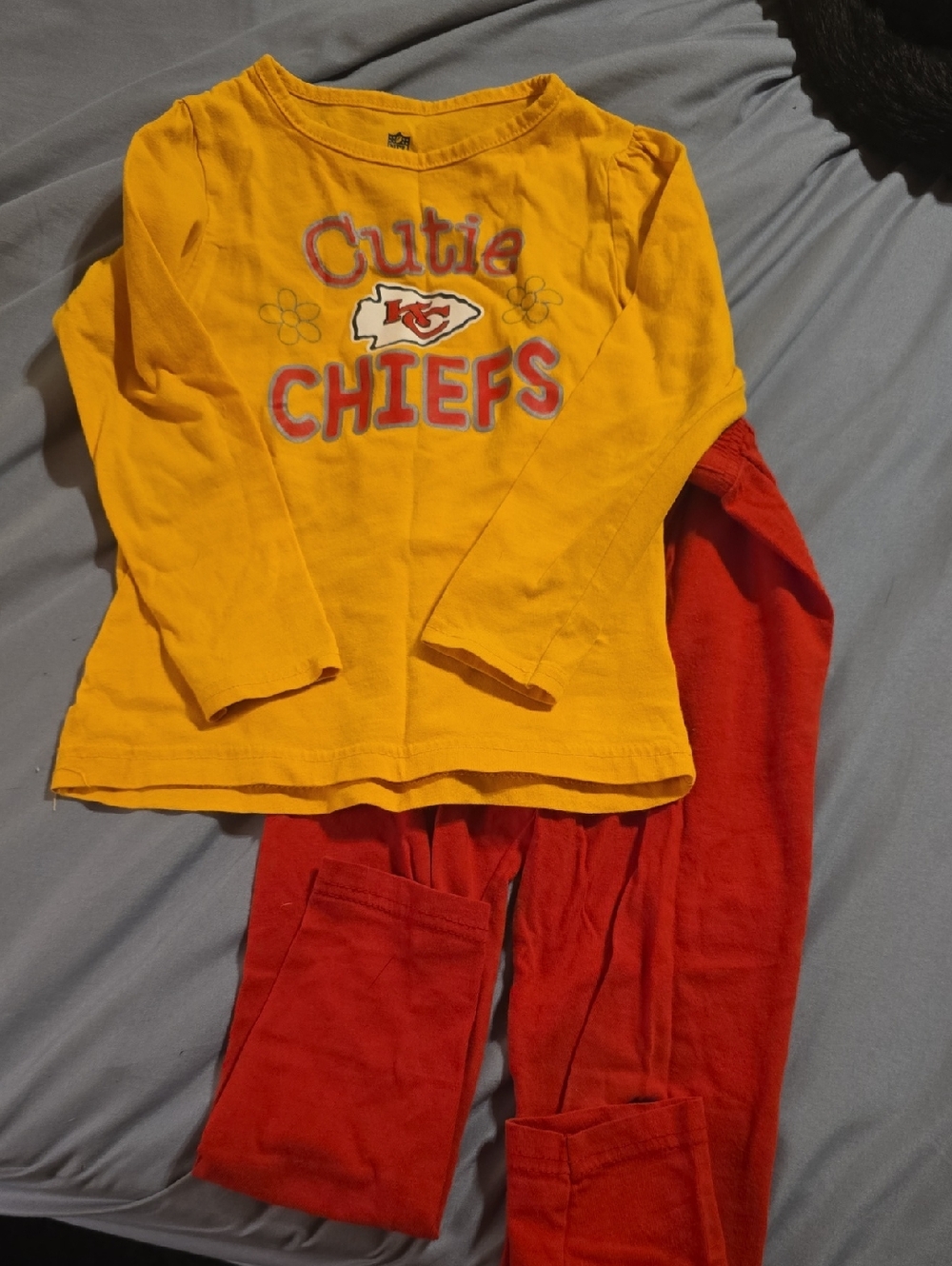 NFL Kids Yellow and Red Team Apparel Two-Piece Set